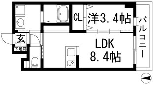 SERENO五番館の物件間取画像